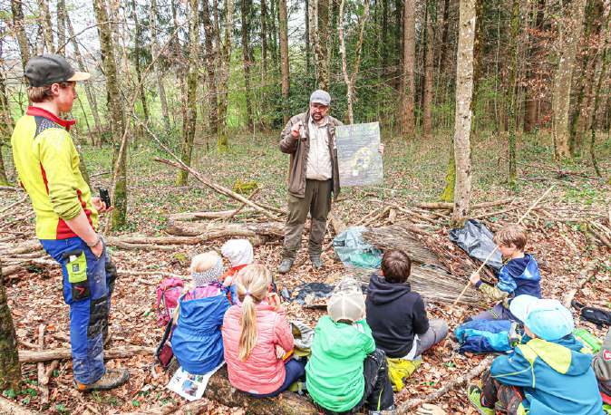 Kinder lernen Natur