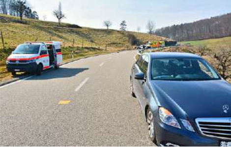 Zwei Verletzte nach Kollision bei Buuseregg