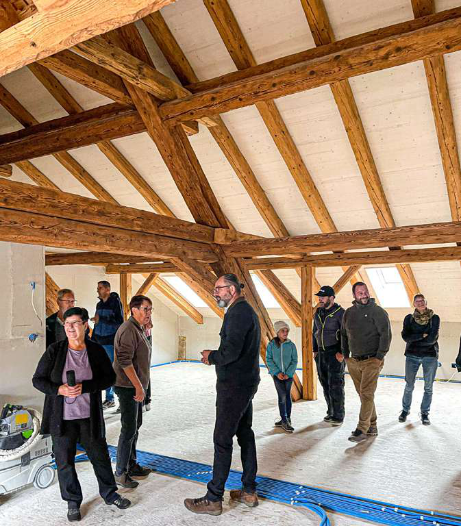 Trotz eines Bau stopps auf Kurs