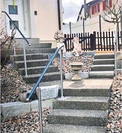 Elegante Sicherheit an Treppen