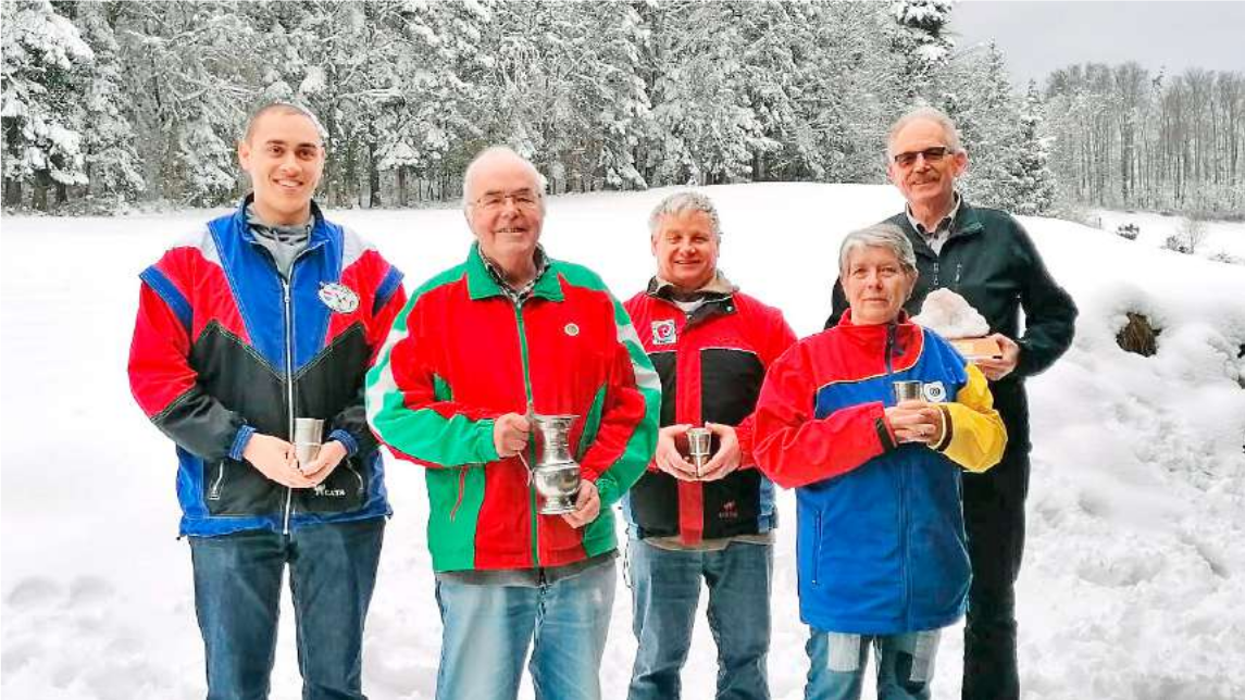 Schnee – pünktlich zum Winterschiessen