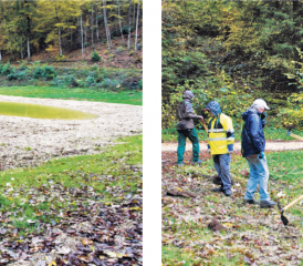 Fleissige Helfer trotzen Regen und Wind