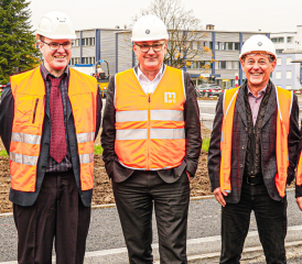 Neue Strasse ermöglicht Zugang zum Rhein